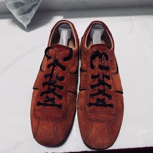 Prada Orange Snakers